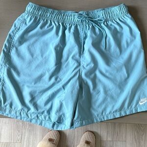 Nike Sky Blue Workout Shorts